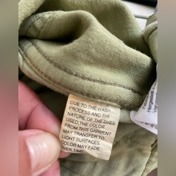 💚 NWT Madewell ‘Emmett’ wide leg Artichoke green chinos women’s waist 30 - Picture 11 of 12